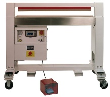 large horizontal impulse heat sealer for industrial application